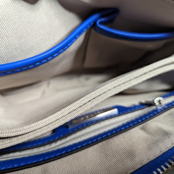 Joseph Ribkoff Crossbody Handbag - Blue/Cream - Picture 3 of 3